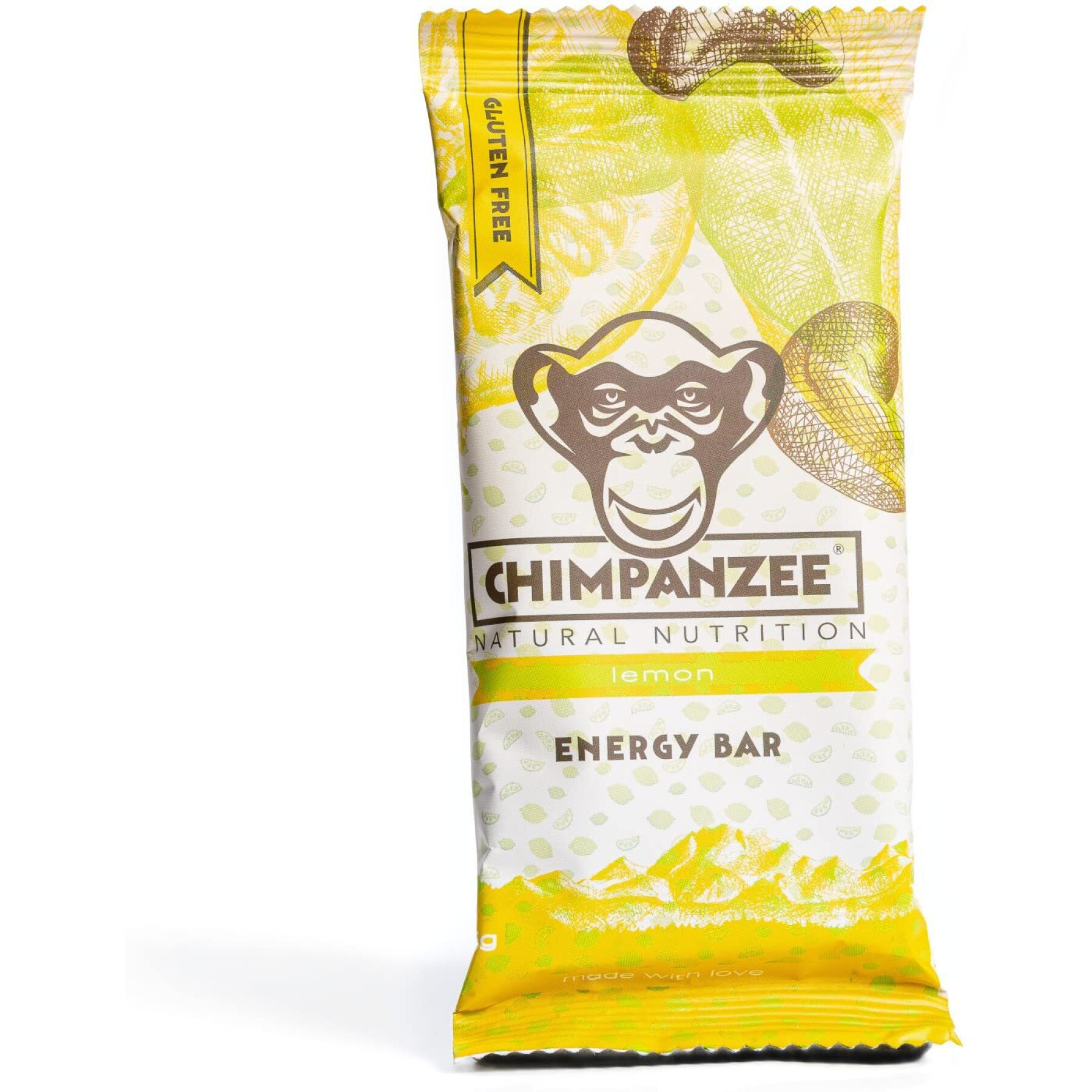 Energiereep Chimpanzee vegan (x20) : citron 55g 