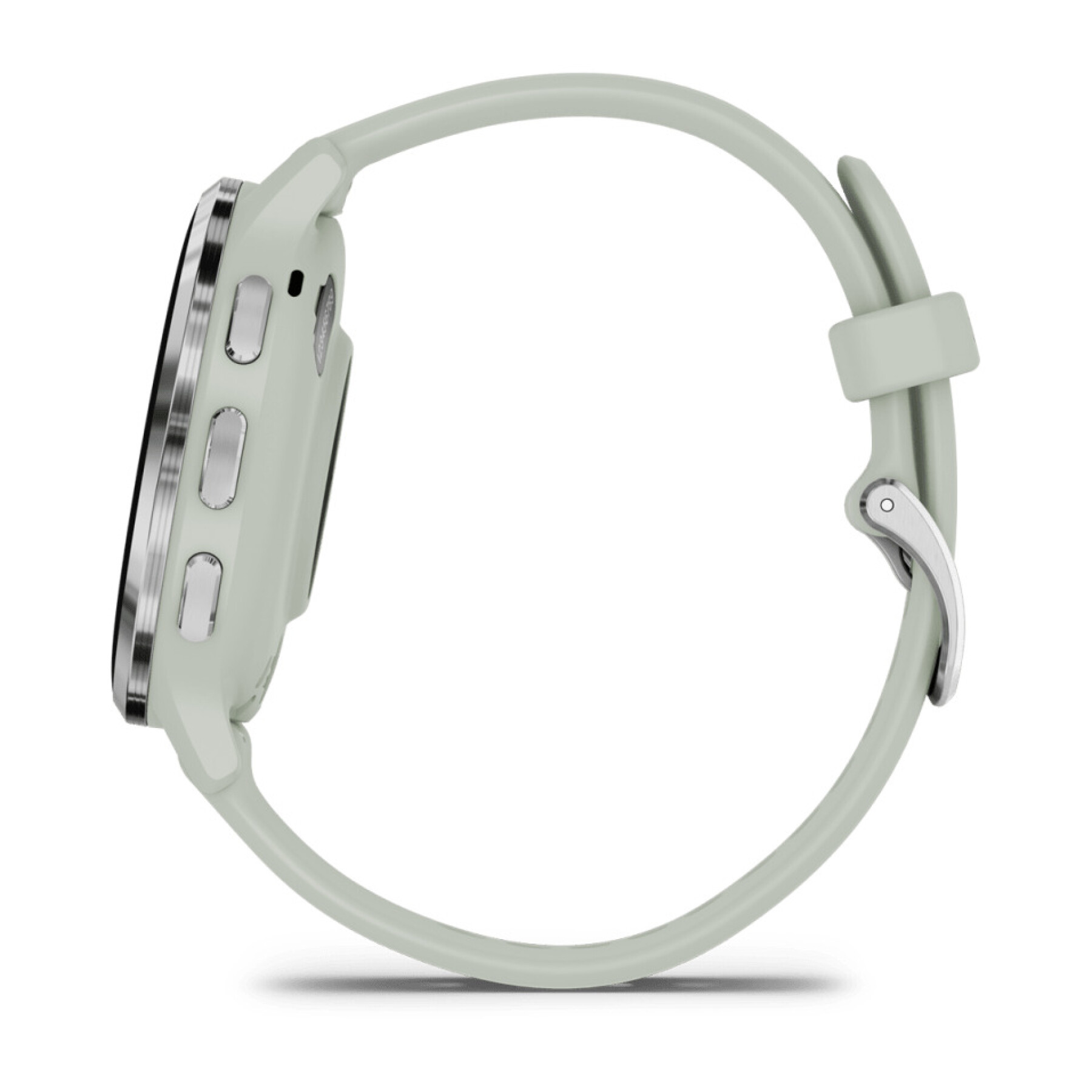 Connected horloge van roestvrij staal met siliconen kast en band Garmin Venu® 3S