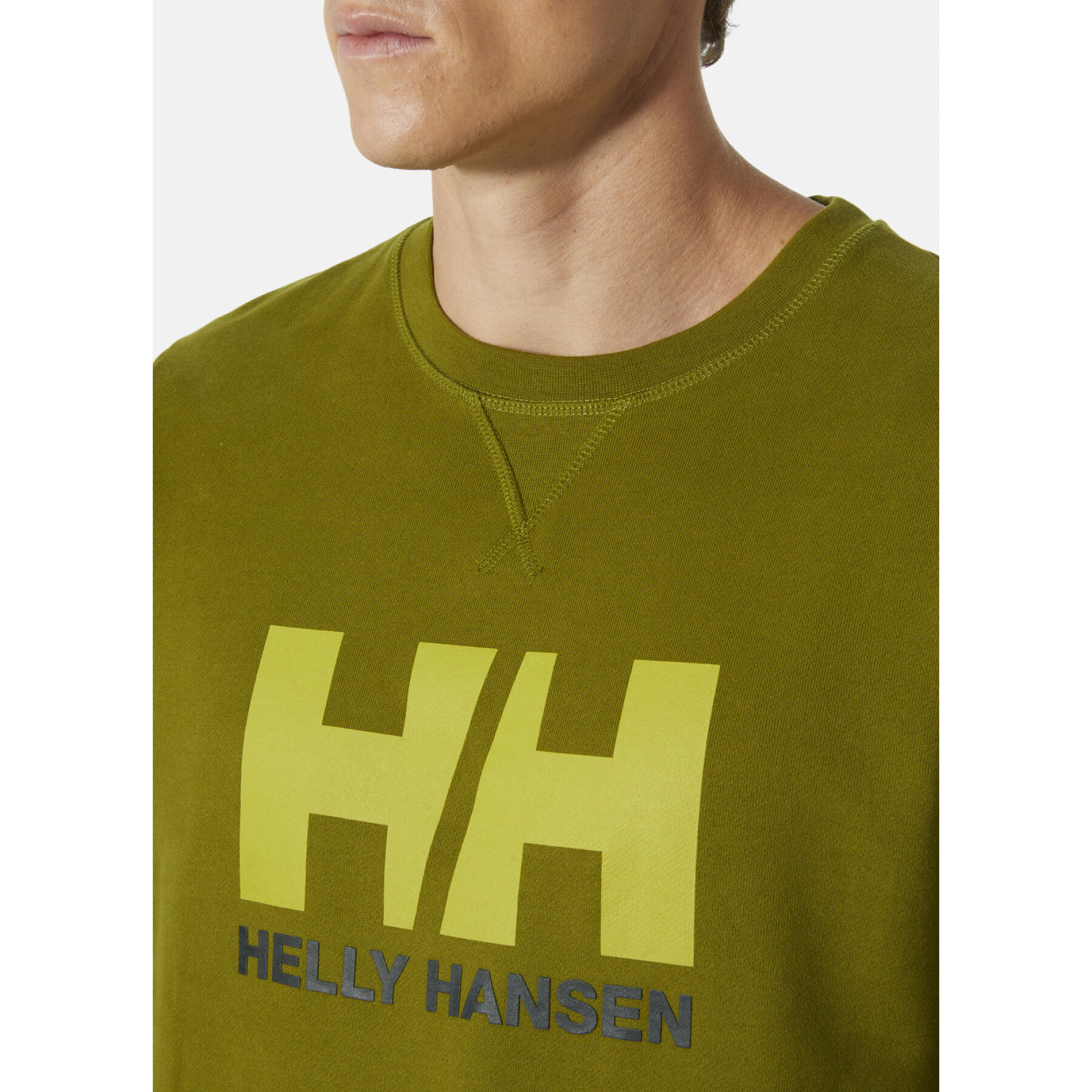 Sweater met ronde hals en logo Helly Hansen