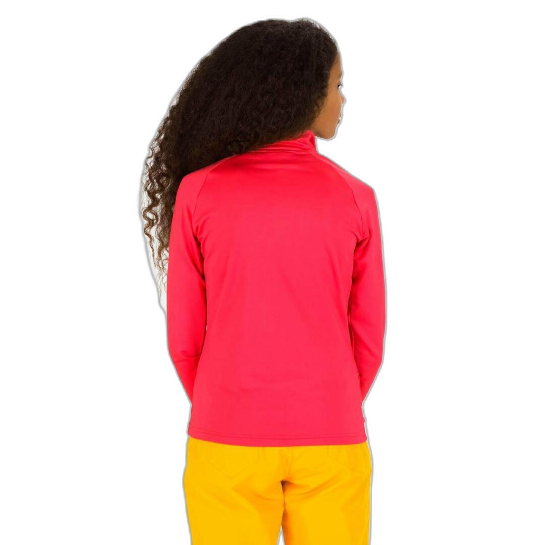 Fleece sweater voor meisjes met rits Rossignol