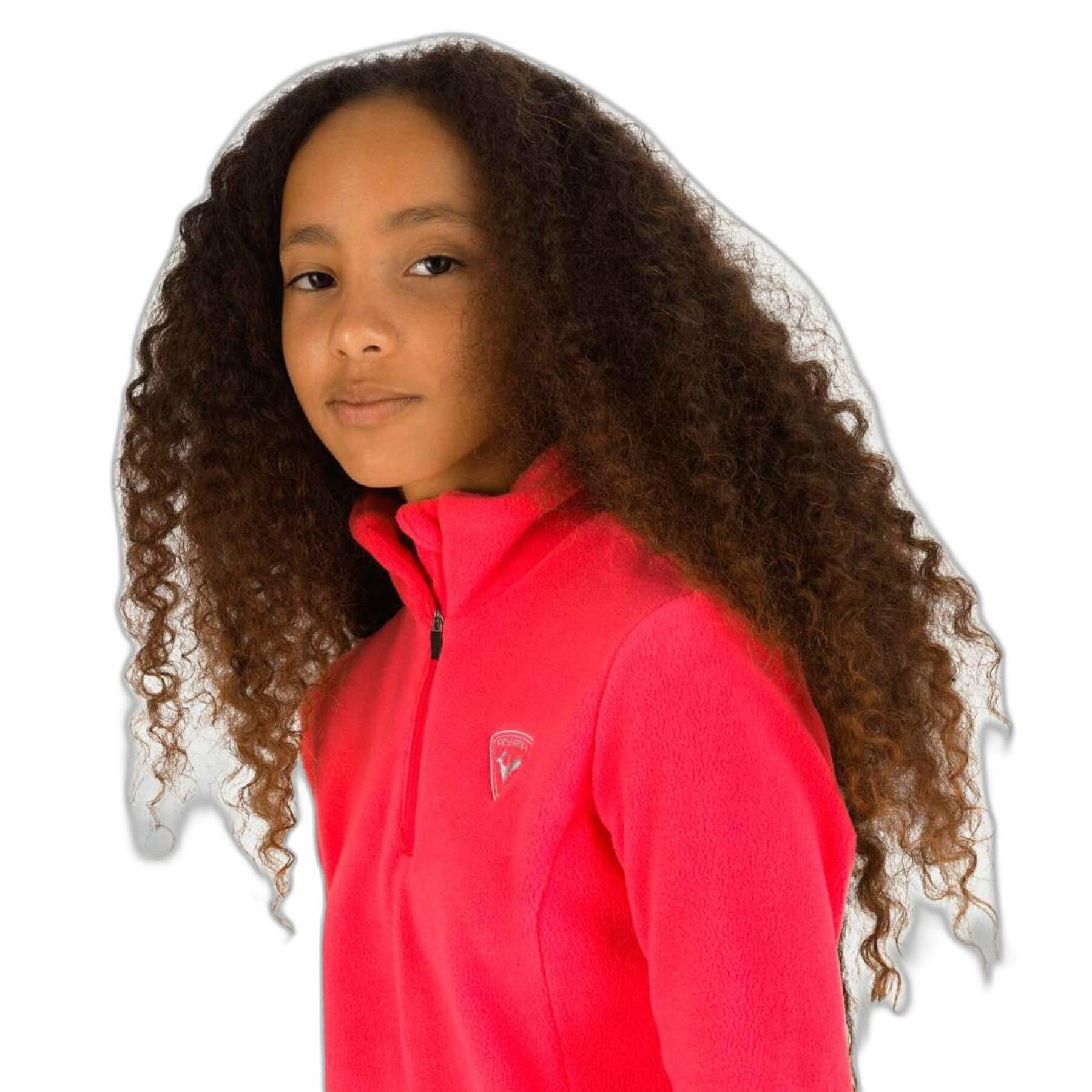 Fleece sweater met rits Rossignol voor meisjes