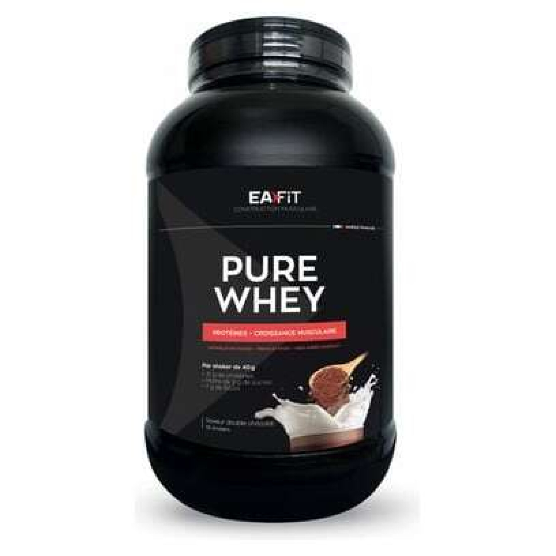 Pure wei dubbele chocolade EA Fit 2,2kg