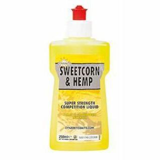 Vloeibaar lokmiddel Dynamite Baits XL Sweetcorn / Hemp 250 ml