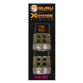 Gewicht van kooivoeders Guru Slimline X-Change Feeder (2x25gr et 2x30gr)
