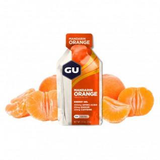 Pak van 24 gels Gu Energy mandarine/orange