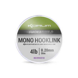 Link Korum smokeshield mono hooklink 0,30mm 1x5