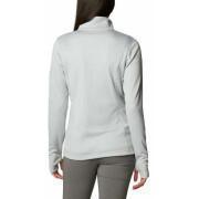 Dames sweatshirt met 1/2 rits Columbia Park View Grid Fleece