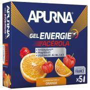 Set van 5 gels Apurna Energie Acérola Orange - 35g