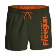 Korte zwemshorts met elastische tailleband Freegun Logo