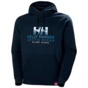 Hooded sweatshirt Helly Hansen arctic ocean
