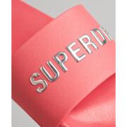 Damespantoffels met logo Superdry Code